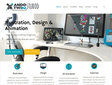 Tablet Screenshot of andotwinstudio.com